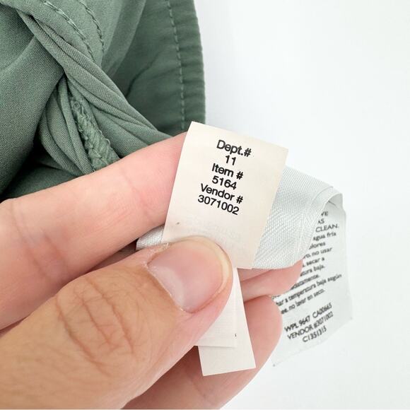 Eddie Bauer Women's Departure Ankle Pants In Alpine Green Size L Athleisure Gorp - Picture 15 of 15